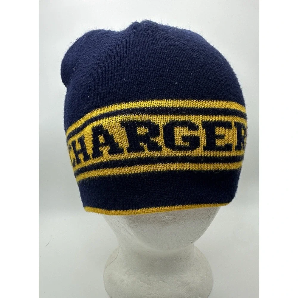 Briar Cliff University‎ Beanie Double Sided Reversible Blue And Yellow